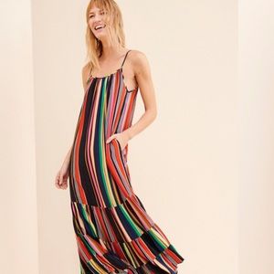 NWOT Farm Rio Shimmer Maxi Dress size M